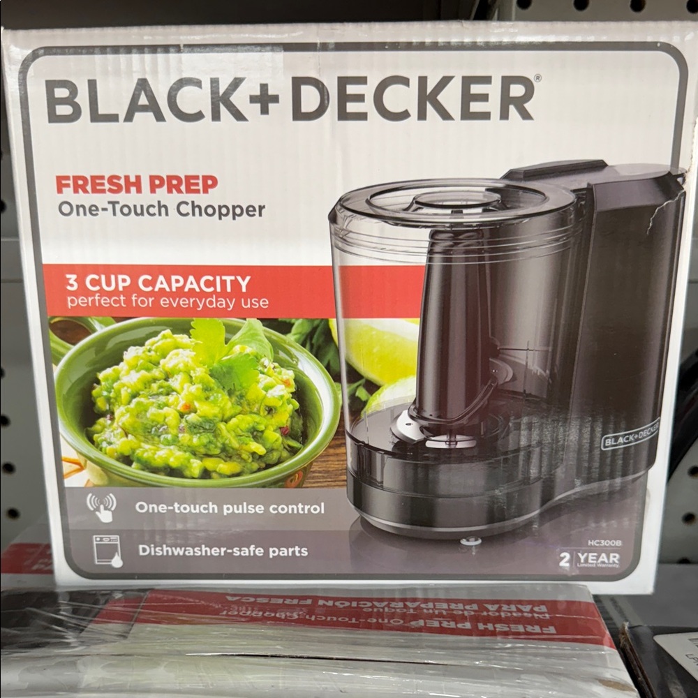 Black & Decker Fresh Prep Chopper - Black